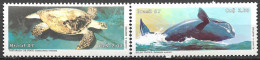 Brasil 1987 Preservação Da Fauma Brasileira - Tartaruga E Baleia Franca RHM C1549-C1550 - Nuovi