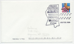 Cover / Postmark USA 1998 Gospel Music - Other & Unclassified