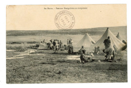 FEMMES SENEGALAISES AU CAMPEMENT TAMPON CAMPAGNE DU MAROC MEQUINEZ FEZ 1911 1912 - Autres & Non Classés