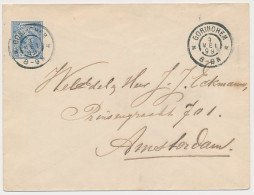 Envelop G. 6 A Gorinchem - Amsterdam 1899 - Postal Stationery