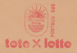 Meter Cover Netherlands 1976 Toto X Lotto - Results Every Sunday - The Hague - Unclassified