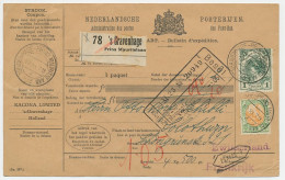 Em. Bontkraag Pakketkaart Den Haag - Zwitserland 1923 - Unclassified