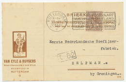 Firma Briefkaart Rotterdam 1923 - Ridder  - Ohne Zuordnung