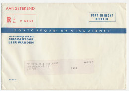 Postcheque En Girodienst - Aangetekend Leeuwarden - Non Classés