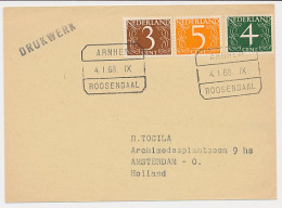 Treinblokstempel : Arnhem - Roosendaal IX 1968  - Unclassified
