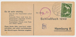 Halfweg - Hamburg Duitsland 1943 - Liebesgabenpaket - Unclassified