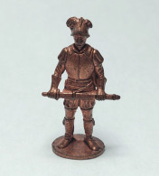 Metal Soldaten 14 - 16 Hahrhundert N 3 Pikenier Kupfer - Figurine In Metallo