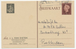 Briefkaart G. 293 Particulier Bedrukt Den Haag 1947  - Entiers Postaux