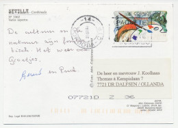 Postcard / ATM Stamp Spain 1998 Palette - Brush - Altri & Non Classificati