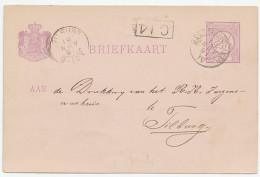 Trein Kleinrondstempel : Maastricht - Aken IV 1891 - Lettres & Documents