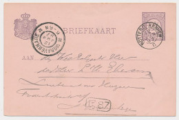 Tiel - Trein Kleinrondstempel Rotterdam - Arnhem C 1897 - Cartas & Documentos