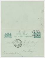 Briefkaart G. 56 Nijmegen - Den Haag 1901  - Entiers Postaux