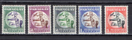 Paraguay 1950 UPU 75th Anniversary Set Of 5 MNH - U.P.U.