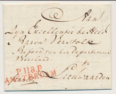 P.118.P. AMSTERDAM - Leeuwarden 1813 - ...-1852 Prephilately