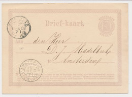 Briefkaart G. 1 Firma Blinddruk Zierikzee 1871 - Entiers Postaux