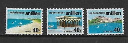 ANTILLES NEERLANDAISES 1976 TOURISME- BATEAUX YVERT N°498/500 NEUF MNH** - Autres & Non Classés