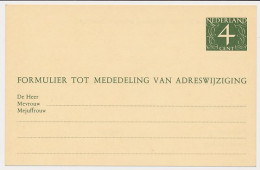 Verhuiskaart G. 26 - Postal Stationery