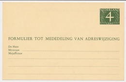 Verhuiskaart G. 26 - Entiers Postaux