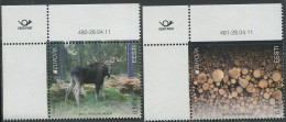 Estonia:Unused Stamps EUROPA Cept 2011, Moose, MNH, Corners - 2011