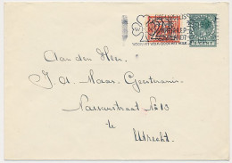 Envelop G. 25 B / Bijfrankering S Gravenhage - Utrecht 1941 - Material Postal