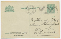 Briefkaart G. 90 Particulier Bedrukt Schiedam 1916 - Postal Stationery