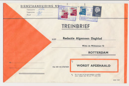 Treinbrief Kruiningen Yerseke - Rotterdam 1967 - Sin Clasificación