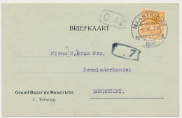 Firma Briefkaart Maastricht 1925 - Grand Bazar - Unclassified