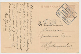 Treinblokstempel : Arnhem - S Hertogenbosch F 1925 ( Uden ) - Ohne Zuordnung