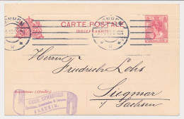 Briefkaart G. 82 II Arnhem - Duitsland 1910 - Interi Postali