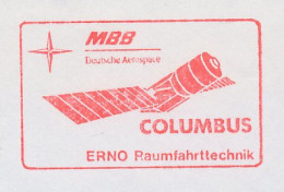 Meter Cut Germany 1991 Satellite Columbus - MBB - ERNO - Astronomùia