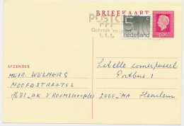 Briefkaart G. 355 / Bijfrankering Zwolle - Haarlem 1980 - Interi Postali