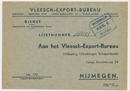 Treinblokstempel : Groningen - Delfzijl C 1935 - Unclassified