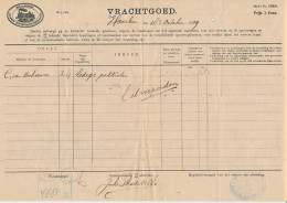 Vrachtbrief H.IJ.S.M. Haarlem - Den Haag 1909 - Non Classés