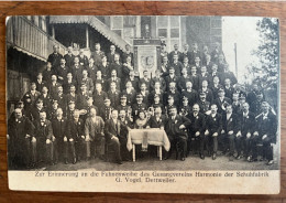 Dettweiler - Dettwiller - Harmonie De L'atelier De Fabrication De Chaussures G. Vogel - 29/06/1914 - Otros & Sin Clasificación