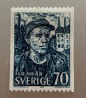 Timbres Suède 31/03/1969 70 öre Neuf N°FACIT 652 - Neufs