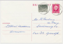 Briefkaart G. 356 / Bijfrankering Leeuwarden - Gorredijk 1980 - Interi Postali