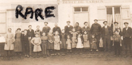 PHOTO ANCIENNE,77,SEINE ET MARNE,MOUROUX,COMMERCE,HABITANTS DE L 'EPOQUE,RARE - Lieux