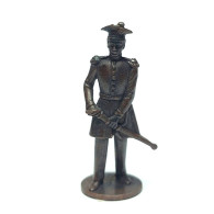 Metal Soldaten 19. Jahrhundert N° 1 Hauptmann Bruniert - Figurines En Métal