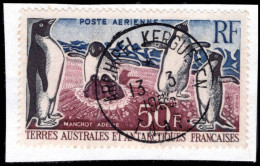 FSAT 1962-72 50f Ad Lie Penguins Fine Used. - Oblitérés