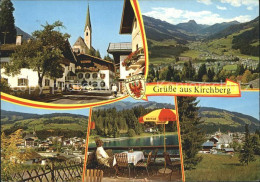 72093933 Kirchberg Tirol Dorfpartien Kirche See Kirchberg In Tirol - Autres & Non Classés