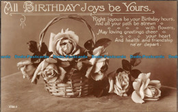 R140949 All Birthday Joys Be Yours. Right Joyous Be Your Birthday Hours. 3788 - Monde