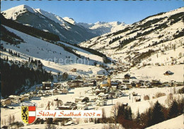 72093932 Saalbach-Hinterglemm Mit Zwoelferkogel Und Talschluss Saalbach - Autres & Non Classés