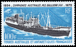 FSAT 1973 Antarctic Voyages Of The Gallieni Unmounted Mint. - Nuevos