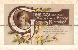 R140953 Greetings And Best Wishes For A Happy Birthday. Let No Thought Of Grief - Monde