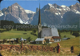 72093920 Maria Alm Steinernen Meer Teilansicht Mit Wallfahrtskirche Maria Alm St - Sonstige & Ohne Zuordnung