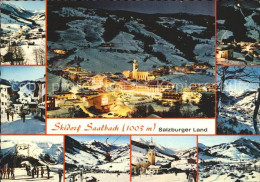 72093916 Saalbach-Hinterglemm Im Mondlicht Dorfstrasse Schattberg Limberglift Do - Other & Unclassified