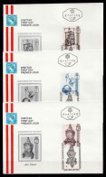 FDC Alte Uhren 1. Ausgabe Vom 22.6.1970 - ANK 1358 - 1360 - Kat. Preis 3,50 - FDC