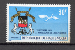 HAUTE VOLTA  N° 231      NEUF SANS CHARNIERE  COTE 0.60€     ARMOIRIE INDEPENDANCE VOIR DESCRIPTION - Opper-Volta (1958-1984)