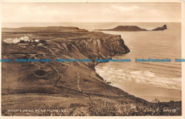 R140429 Worms Head. Near Mumbles. Valentines. Selectype Series - Monde