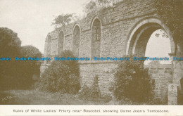 R140968 Ruins Of White Ladies. Priory Near Boscobel Showing Dame Joans Tombstone - Monde